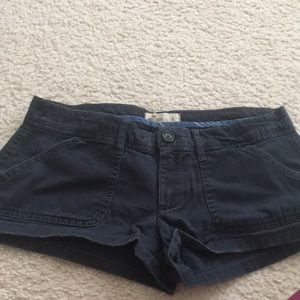 Blue chino shorts from Hollister